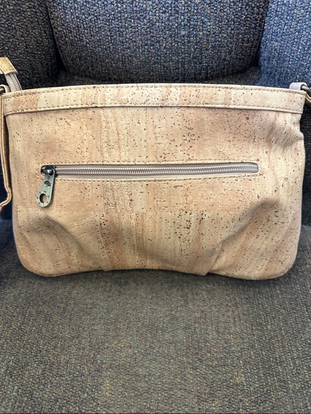 Pastel Patchwork Crossbody Cork Bag - Montado - Picture 3 of 8